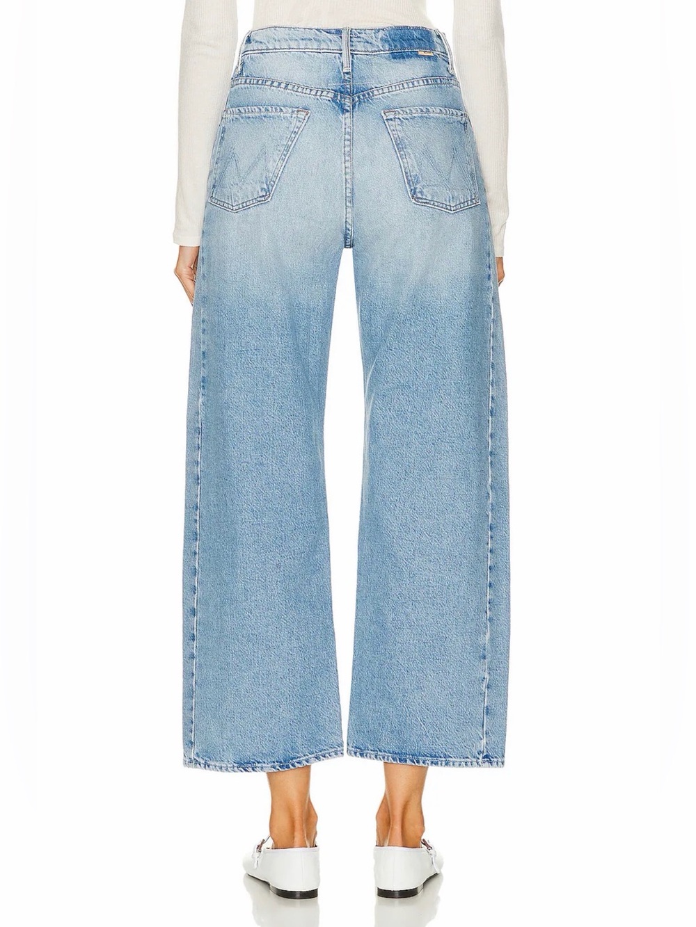 Mother 24 Half Pipe Ankle Jeans Light Wash This is How I Roll Barrel Leg - Picture 4 of 11